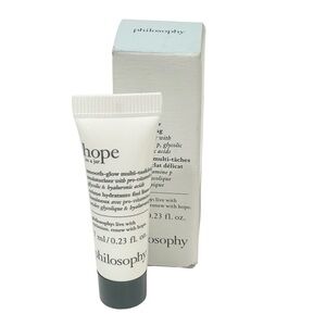 Philosophy Hope in a Jar Smooth Glow Multi-Tasking Moisturizer 7ml Travel New